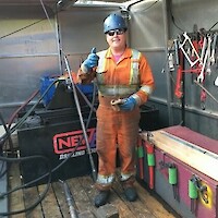 Drilling at Love Lake