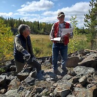 Prospecting at Love lake