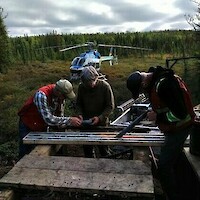 Examining Drill Core