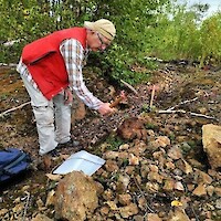 CEO Rick Mazur sampling at Love Lake